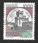 Stamps Italy -  1431 - Castillo de San Zeno