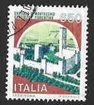 Sellos de Europa - Italia -  1658 - Castillo de Montecchio
