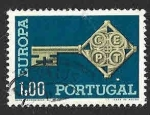 Sellos de Europa - Portugal -  1019 - Llave (EUROPA CEPT)