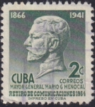 Sellos de America - Cuba -  Mayor Gral. Mario G. Menocal