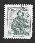Stamps Czechoslovakia -  649 - Soldado