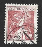 Stamps Czechoslovakia -  657 - Químico