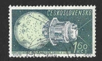 Stamps Czechoslovakia -  1035 - Investigación Espacial Soviética