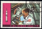 Stamps United Arab Emirates -  Programa Apolo : Mision nº 7