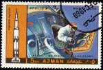 Stamps United Arab Emirates -  Programa Apolo : Mision nº 9