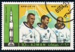 Stamps United Arab Emirates -  Programa Apolo : Mision nº 10