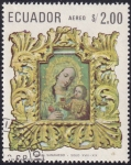 Sellos de America - Ecuador -  La Virgen María, Manuel Samaniego