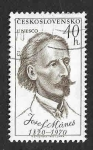 Stamps Czechoslovakia -  1672 - Aniversario del Nacimiento de Josef Manes y en Honor a la UNESCO
