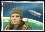 Stamps United Arab Emirates -  Exploracion del espacio: URSS Yuri Gagarin