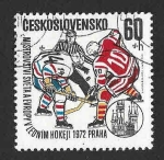 Stamps Czechoslovakia -  1811 - Campeonatos Mundiales y Europeos de Hockey Sobre Hielo