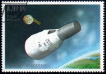 Stamps United Arab Emirates -  Exploracion del espacio: USA  Mercury