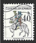Sellos de Europa - Checoslovaquia -  1970 - Entrega Postal a Caballo
