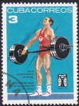 Stamps Cuba -  Halterofilia