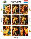 Stamps Paraguay -  PINTURA-