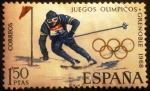 Stamps Spain -  ESPAÑA 1968 X Juegos Olímpicos de invierno en Grenoble 