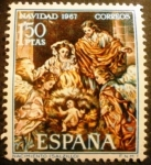 Stamps Spain -  ESPAÑA 1967 Navidad 