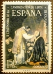 Stamps Spain -  ESPAÑA 1967 II Centenario de San José de Calasanz