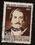 Stamps Romania -  Escritores Rumanos - Grigore Alexandrescu - poeta