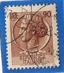 Stamps Italy -  Moneda de Siracusa