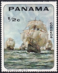 Stamps : America : Panama :  La flota de Pedro Álvarez Cabral