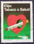 Sellos de America - Argentina -  Anti-tabaco
