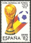 Stamps Spain -  2645 - Mundial de fútbol, España 82