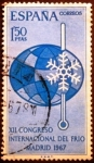 Stamps Spain -  ESPAÑA 1967 Congreso Internacional del frío