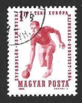 Stamps Hungary -  1585 - I Campeonato de Europa de Bolos