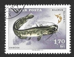 Stamps Hungary -  1845 - XIV Congreso Internacional de la Federación de Pescadores