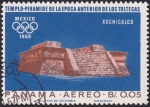 Stamps Panama -  Xochicalco