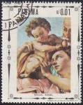 Stamps Panama -  La Sagrada Familia, Miguel Ángel