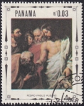 Stamps : America : Panama :  Orden de Jesús a Pedro, Rubens
