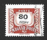 Stamps Hungary -  J261 - Número