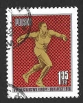 Stamps Poland -  1418 - Campeonato de Europa de atletismo