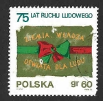 Sellos de Europa - Polonia -  1738 - LXXV Aniversario del Movimiento Campesino Polaco