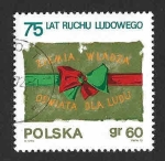 Sellos de Europa - Polonia -  1738 - LXXV Aniversario del Movimiento Campesino Polaco