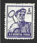 Sellos de Europa - Rumania -  1025 - Trabajador Siderúrgico