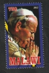 Sellos del Mundo : Africa : Malawi : Papa Juan Pablo II