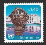 Stamps ONU -  153 - Esfera en el Palacio de la ONU de Ginebra