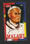 Stamps : Africa : Malawi :  Papa Juan Pablo II