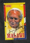 Stamps Malawi -  Papa Juan Pablo II