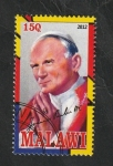 Stamps : Africa : Malawi :  Papa Juan Pablo II