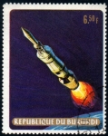 Stamps Burundi -  Apolo 11: Tercera fase del Saturno V