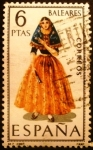 Stamps Spain -  ESPAÑA 1967 Trajes típicos españoles