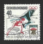 Stamps Czechoslovakia -  1792 - XX JJOO de Verano Munich