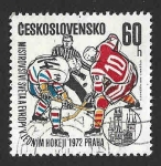 Stamps Czechoslovakia -  1811 - Campeonatos Mundiales y Europeos de Hockey Sobre Hielo