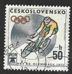 Stamps Czechoslovakia -  1813 - XX JJOO de Munich