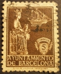Stamps Spain -  ESPAÑA 1939 BARCELONA Virgen de la Merced