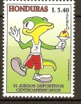 Stamps Honduras -  VI  JUEGOS  DEPORTIVOS  CENTROAMERICANOS