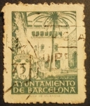 Stamps Spain -  ESPAÑA 1945 BARCELONA  Casa del Arcediano